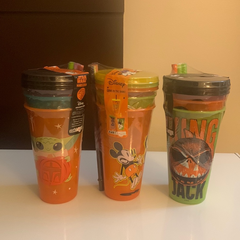 3 (3pack)Glow in the dark tumbler (Halloween)